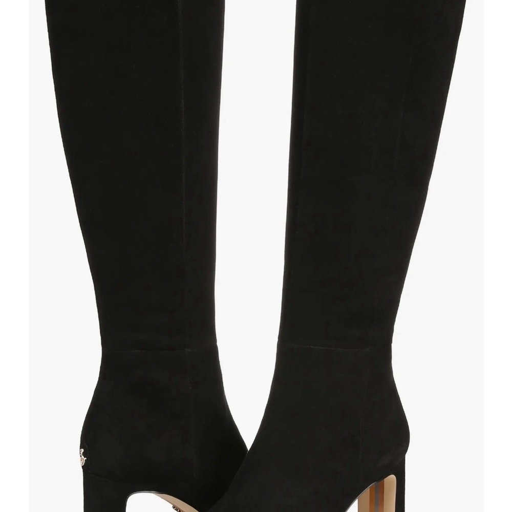 Elegant Black Knee-High Boots